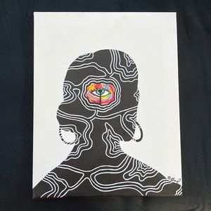 “Human” Acrylic Painting